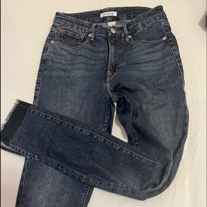 Good American Split Hem Jeans